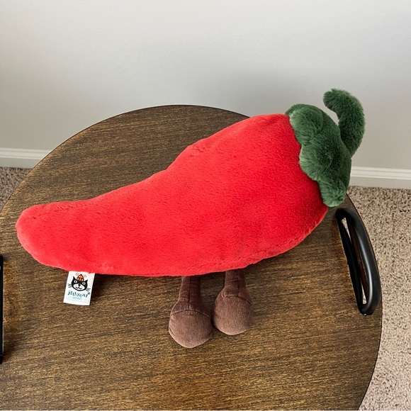 Jellycat London Amuseable Red Chili Pepper Soft Plush - Picture 2 of 3